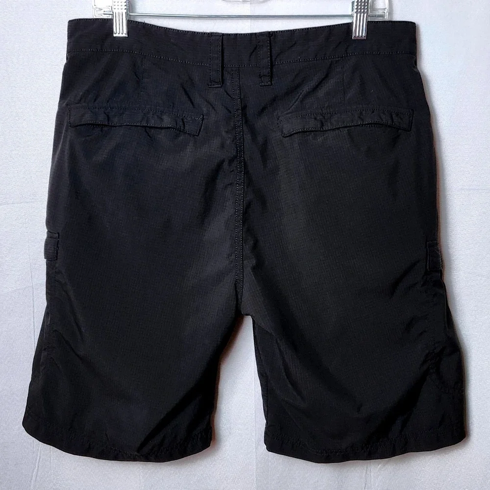 REALTREE NYLON HYBRID‎ FISHING CARGO SHORTS MENS 34 BLACK